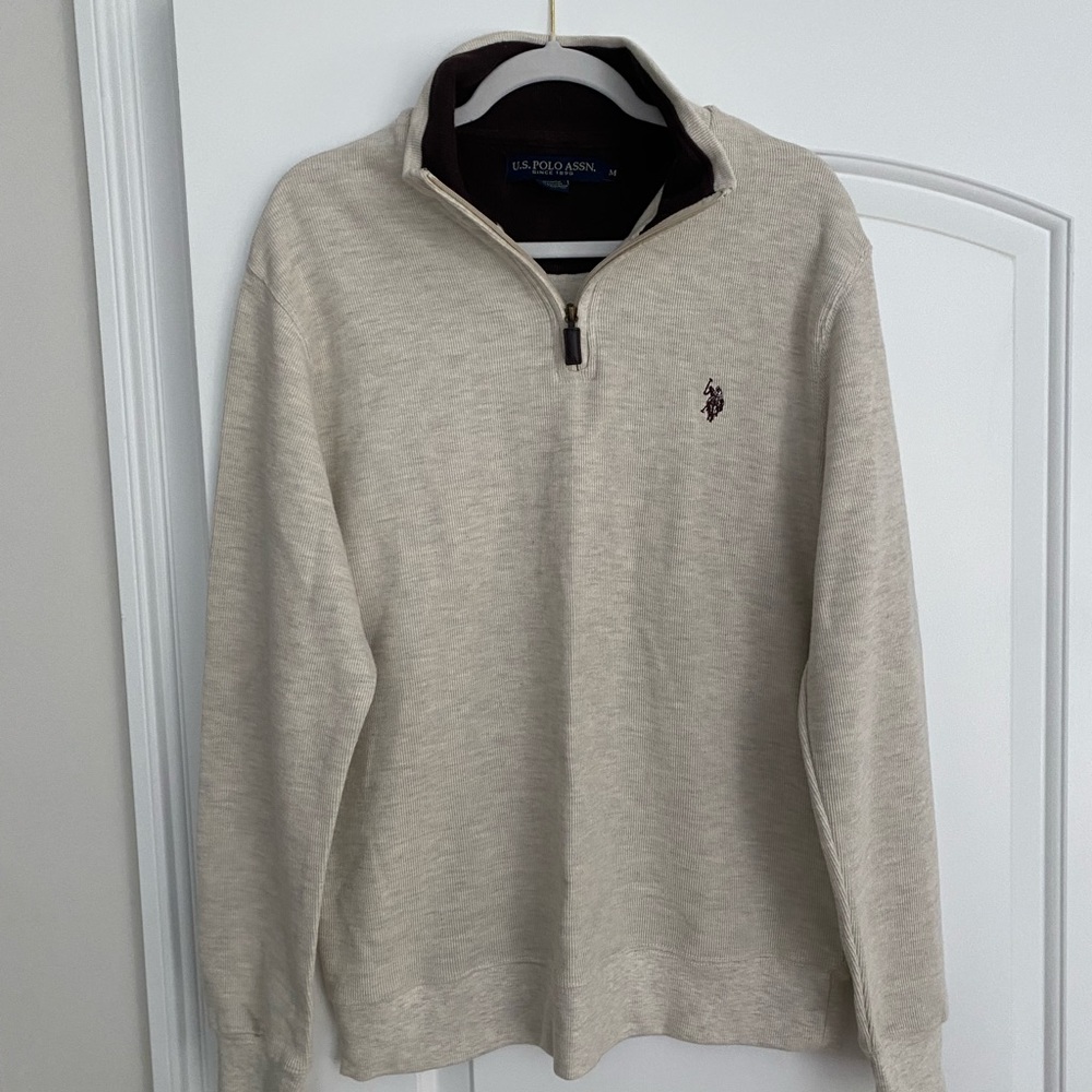 U.S. Polo Association 1/4 zip polo